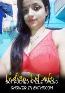 Indian hot wife got fucked while taking shower in bathroom