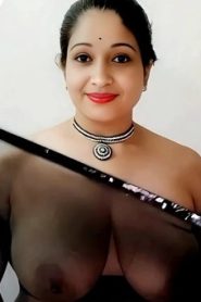 Pretty Indian bhabhi fucking in hot black saree